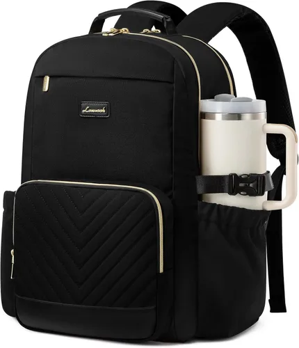Vista 30 de LOVEVOOK Mochila para laptop para mujer, 15,6 pulg.