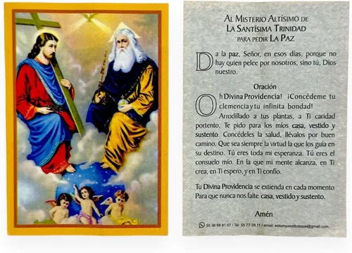 Vista 2 de 12 Velas devocionales a la Divina Providencia Velas de la Divina Providencia con Oración en Español