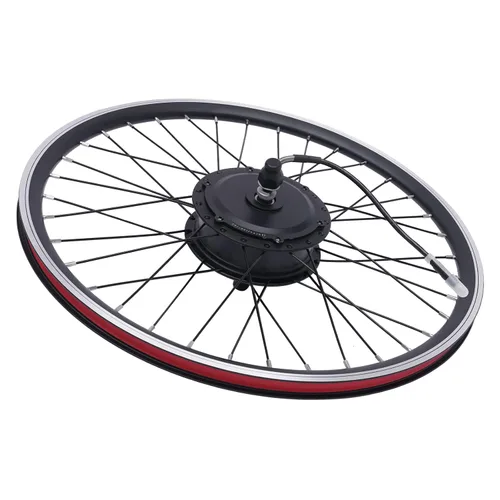 Vista 3 de Kit de conversión de bicicleta eléctrica 36 V 500 W 24 "Kit de rueda Ebike Controlador de modo dual Rueda delantera Kit de conversión de bicicleta