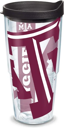 Vista 185 de Vaso térmico con tapa, marca Tervis, Idaho Univ, Transparente