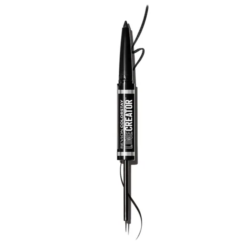 Vista 9 de REVLON Delineador líquido y lápiz Kohl ahumado, maquillaje de ojos ColorStay Line Creator, impermeable y resistente a la transferencia, opaca, 0.004