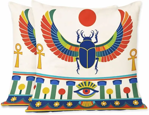 Vista 14 de Juego de 2 almohadas decorativas cuadradas con diseño de pato y pato verde para nadar en el lago para sofá y cama, para mujeres, hombres, niños