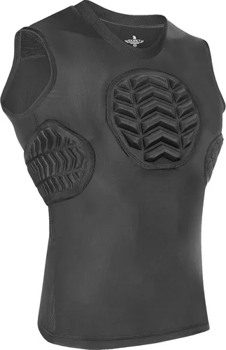 Vista 7 de Exxact Sports Protector de pecho de béisbol juvenil, protector de pecho acolchado para el esternón, protector de pecho de sóftbol y costillas