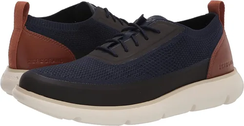 Vista 7 de Cole Haan Zerogrand Omni - Tenis con cordones para hombre, Wren Brown-blood Orange