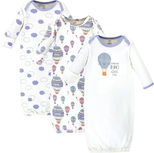 Vista 15 de Touched by Nature - Camisones unisex de algodón orgánico para bebé