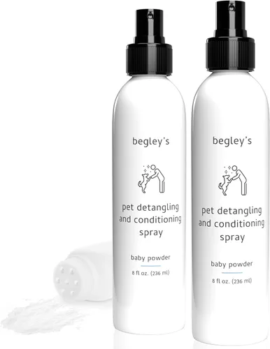 Vista 13 de Begley's Aerosol desenredante para mascotas, espray desenredante perfumado de aceite esencial de primera calidad para perros, cachorros y gatos