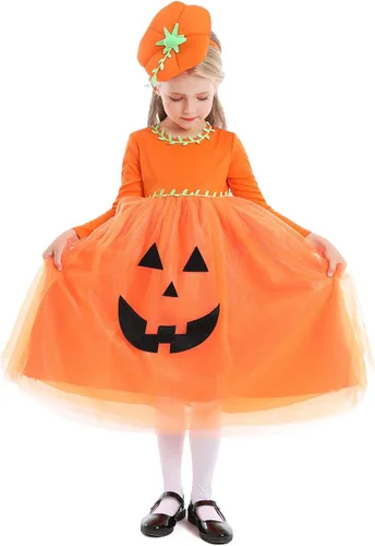 Vista 4 de Seasons Disfraz de calabaza iluminada, talla para niños de 3 a 4 años