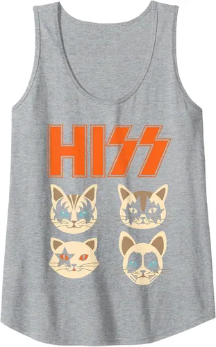 Vista 12 de Camiseta sin mangas Hiss Funny Cats Kittens Rock Rockin Negro