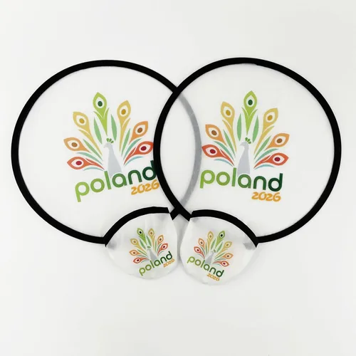 Vista 7 de Mia & Cale Disco redondo personalizado, ventilador de mano portátil para eventos al aire libre, fiestas, raves y festivales, ventilador de mano
