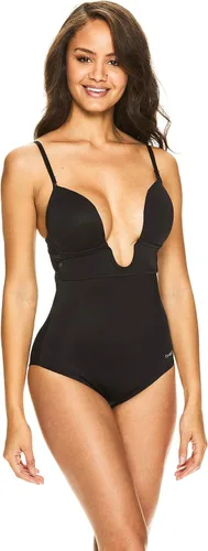Vista 2 de bebe Womans U Plunge Body Body Briefer Control de la barriga Body Shaper Body