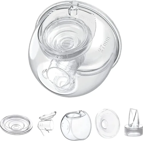 Vista 9 de Insertos de brida de 0.591 in compatibles con Momcozy S12 Pro/S9 Pro /M5/M9/Medela/TSRETE extractor de leche portátil, Spectra S1/S2 adecuados