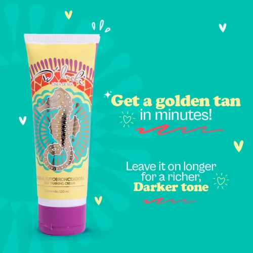 Vista 3 de D'Luchi Self Tanner - Crema bronceadora sin sol con colágeno y vitamina E para piel seca, brillo bronceado natural, hidratante y sin manchas, libre