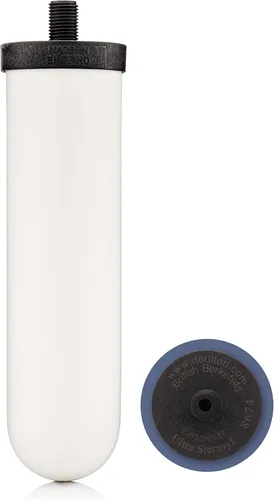 Vista 4 de British Berkefeld Doulton 8674 - Vela de filtro de cerámica ultra esterasil para sistema de filtro de agua por gravedad de encimera, montaje corto