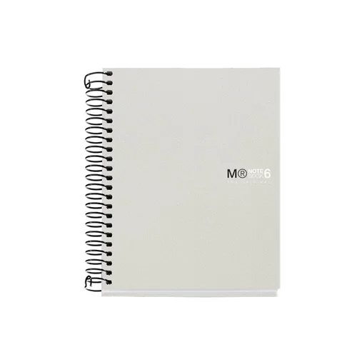 Vista 14 de Miquelrius - Cuaderno original A6, 6 rayas de colores, tapa de polipropileno opaco, tamaño 4.134 x 5.827 in, sin taladrar, 150 hojas de 2.47 oz/m²
