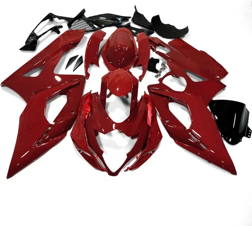 Vista 9 de Carenado de carrocería negro mate de plástico apto para 2003 2004 GSXR 1000 Inyección ABS Nuevo Aftermarket Kit Kit de carrocería GSXR-1000 03 04
