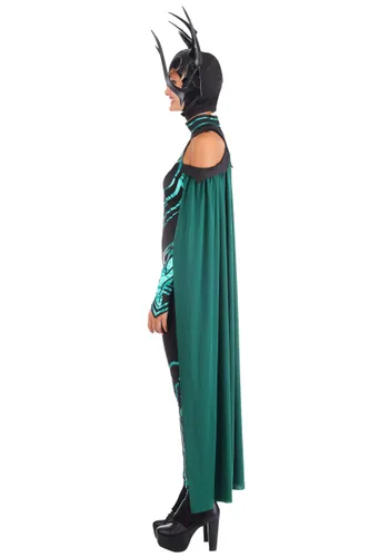 Vista 3 de Disfraz Premium de Hela para Mujer de Marvel Thor: Ragnarok Multicolor