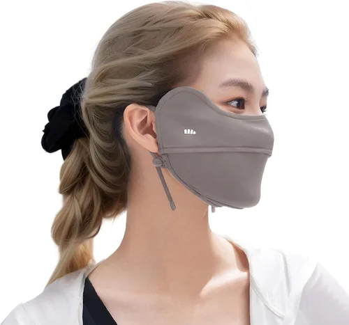 Vista 8 de BENEUNDER Protección solar UV para la cara, bufanda para el cuello, UPF150+, transpirable, refrescante, para actividades al aire libre de verano
