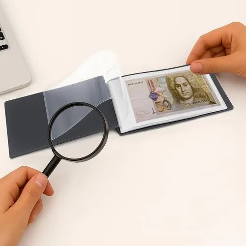 Vista 4 de Billetera portátil para billetes de viaje.