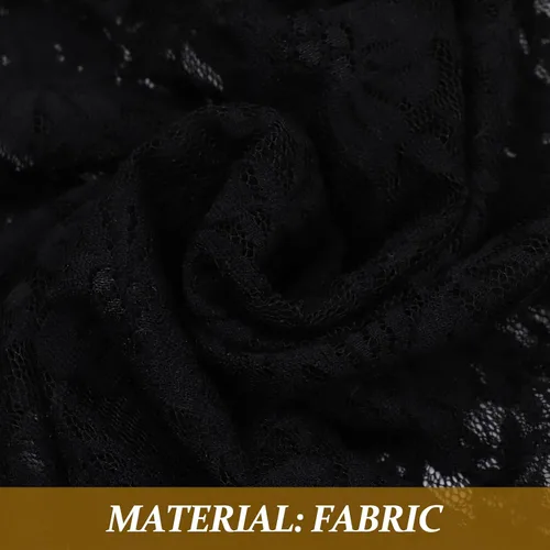 Vista 7 de ULTECHNOVO Funda de maniquí de encaje de algodón y encaje, cubierta protectora de tela reutilizable para vestido de estudio minorista, exhibición