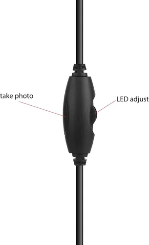 Vista 2 de Microscopio digital, microscopio USB de 50 a 1000x con soporte - 640 x 480 de mano USB HD microscopio cámara compatible con teléfono móvil Pad PC