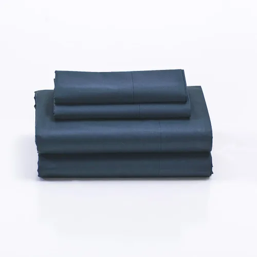 Vista 9 de Cuddledown Dreamstead - Juego de sábanas 100 % algodón, 300 hilos, tejido satinado de lujo, algodón peinado puro, suave, resistente a las arrugas