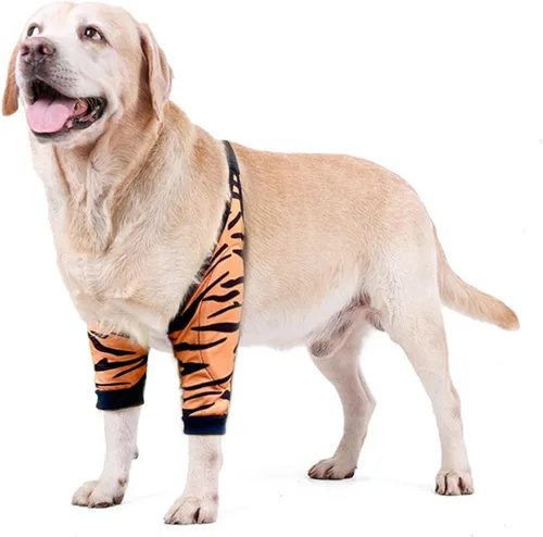 Vista 12 de Protector de codo para perro, coderas con almohadilla de malla para perros medianos y grandes para evitar lamer heridas (automóvil, 4XL)