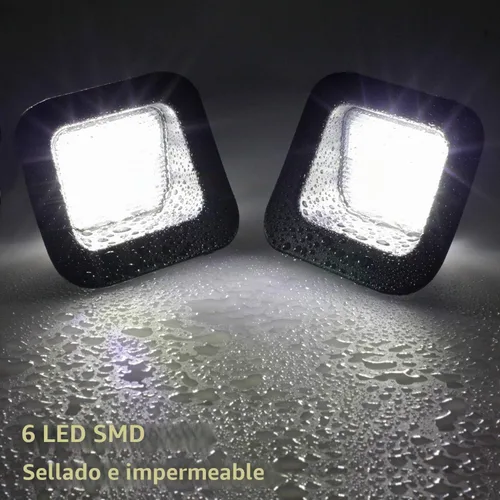 Vista 2 de Luces LED para Matrícula Compatibles con Dodge Ram 1500 2500 3500 de 2003 a 2018, 6000K Blanco