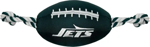 Vista 26 de Juguetes de fútbol NFL Arizona Cardinals para perros de Pets First, materiales de nylon de alta calidad, fuertes cuerdas de tracción, silbato