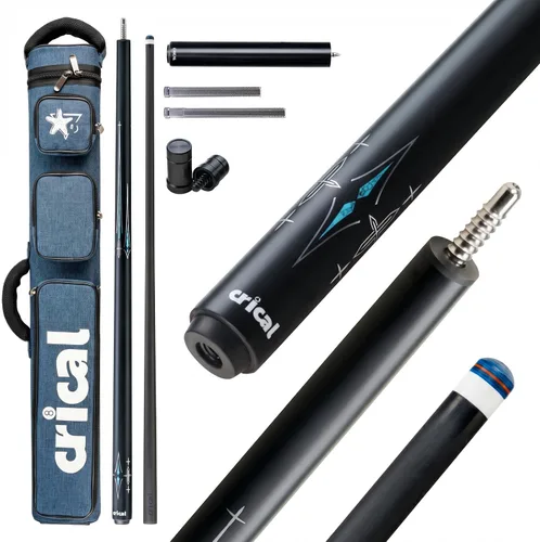 Vista 11 de CRICAL 58-Inch Carbon Fiber Pool Cue Set, Low Deflection, 12.5mm Tip