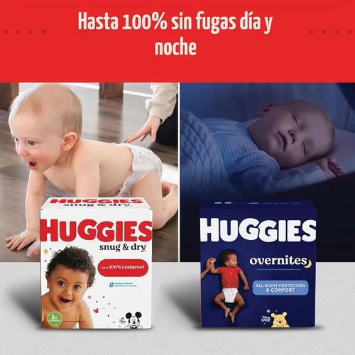 Vista 12 de Pañales Huggies Snug & Dry para bebé