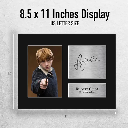 Vista 2 de HWC Trading Rupert Grint Gift USL - Autógrafo impreso firmado por Ron Weasley Harry Potter Gifts Print Photo Picture Display - Tamaño carta de EE. UU