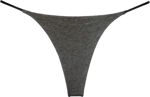 Vista 40 de Tanga de encaje sin costuras para mujer, ropa interior de cintura alta con tiras en G Serie 010-leopardo