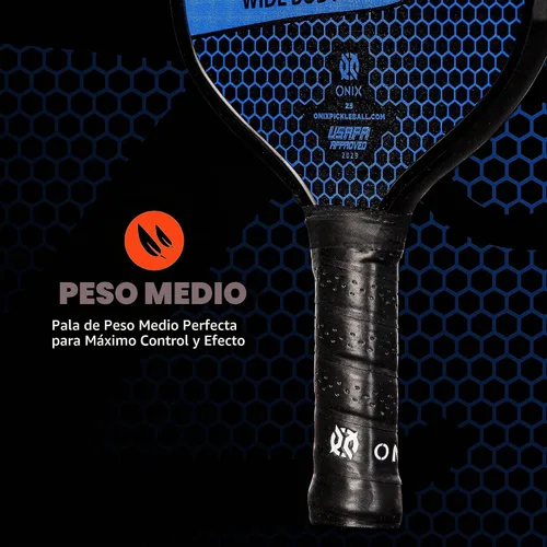 Vista 6 de Onix - Pala de pickleball de fibra de carbono Graphite MOD Z5, con agarre cómodo acolchado
