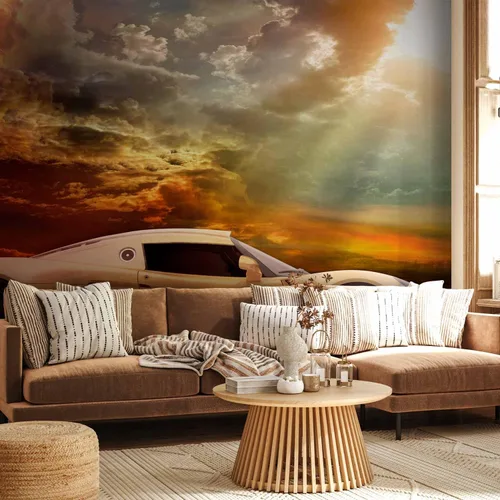 Vista 2 de artgeist Mural de pared Auto deportivo de 79 x 55 pulgadas, papel tapiz no tejido, decoración de pared, impresión fotográfica, diseño de imagen