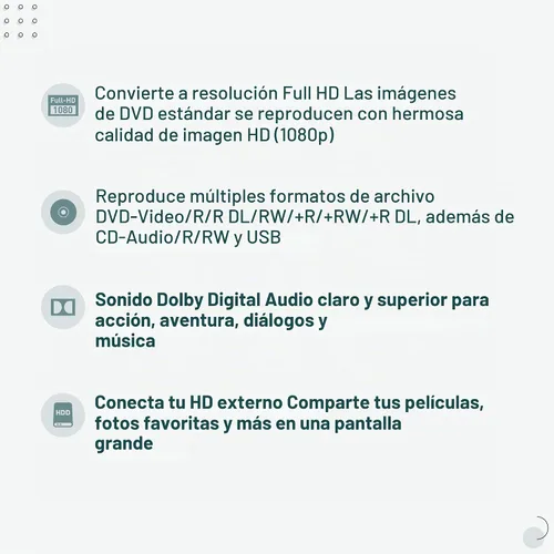 Vista 2 de Panasonic Reproductor de DVD con Sonido Dolby Digital, escala de HD 1080p para DVD, conexiones HDMI y USB - DVD-S700 (Negro)