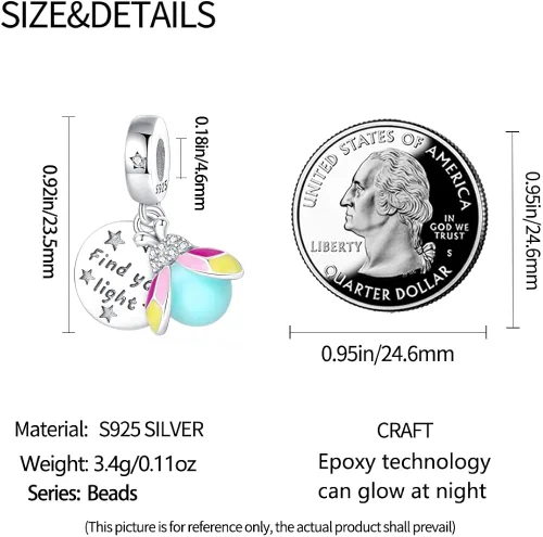 Vista 7 de Pandach 925 Sterling Silver Charms Beads fits Charms Bracelets &Necklace for Woman, Constellation Our Lady Dangle Pendant Bead Girl Jewelry Gifts