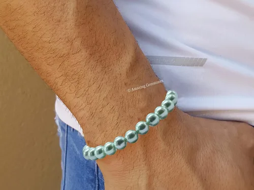 Vista 531 de Amazing Gemstone Crystal Bracelet for Women Men's Gifts - Protection Healing Crystal Bracelet - 8mm Gemstone Beaded Stretchable Bracelet Pulseras