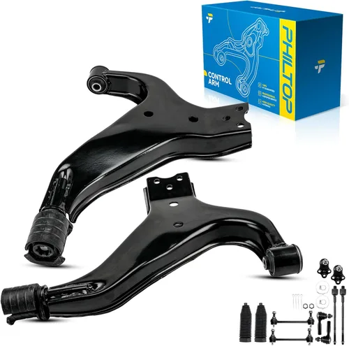 Vista 191 de PHILTOP 6 piezas de brazo de control delantero inferior con barra estabilizadora de rótula para Nissan Rogue 2014-2020 Rogue Sport 2017-2022 Qashqai