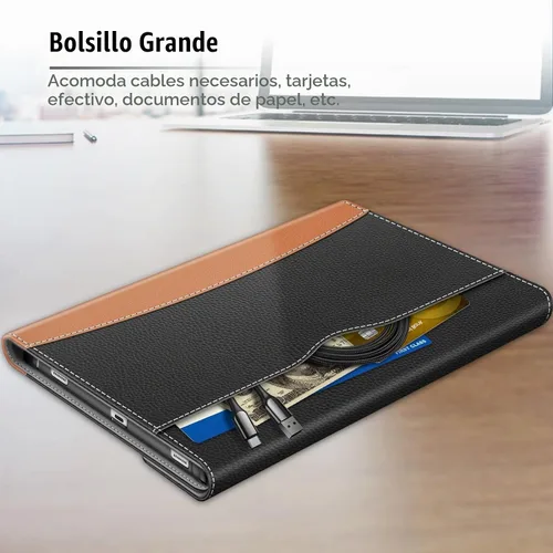 Vista 6 de Fintie Funda Portafolio para Samsung Galaxy Tab S8 Plus/S7 FE/S7 Plus 12.4