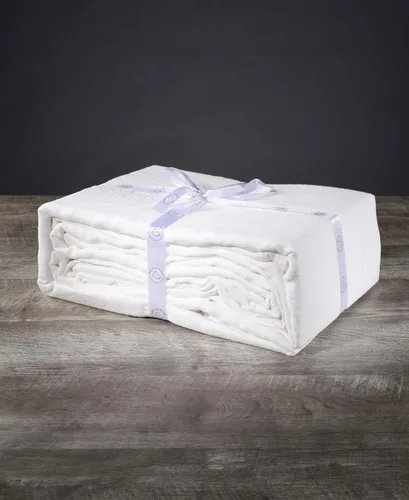 Vista 7 de Delilah Home Juego de sábanas de cáñamo orgánico, juego de sábanas duraderas de 3 piezas con 6.35 oz/m², ajustadas, planas y una funda de almohada