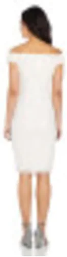 Vista 2 de Adrianna Papell Cuenta crujiente Off Shlder para mujer DRS