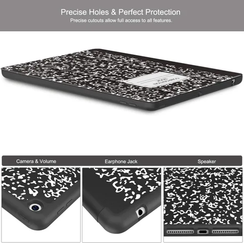 Vista 3 de Soke - Funda para iPad de 9ª generación 2021/8ª generación 2020/7ª generación 2019 con soporte para lápices - Funda de protección premium a prueba