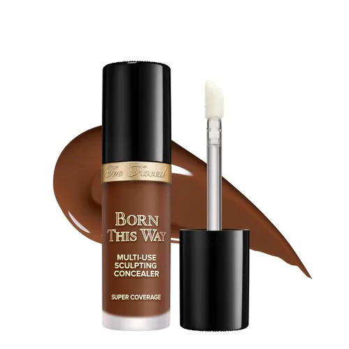 Vista 25 de Too Faced Born This Way Super Coverage Multi-Use Concealer Full-Coverage Hydrating Concealer for Dark Circles & Blemishes with Natural Finish