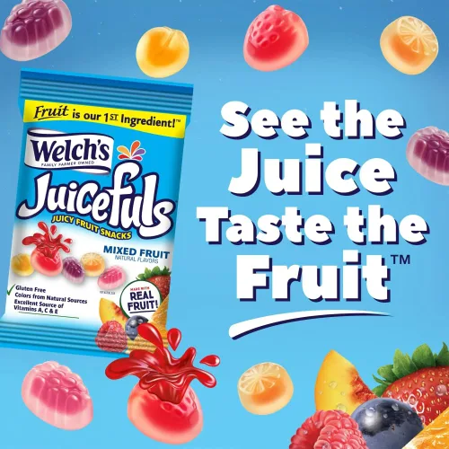 Vista 4 de Welchs Juicefuls - Frutas mixtas 4 onzas Paquete de 12