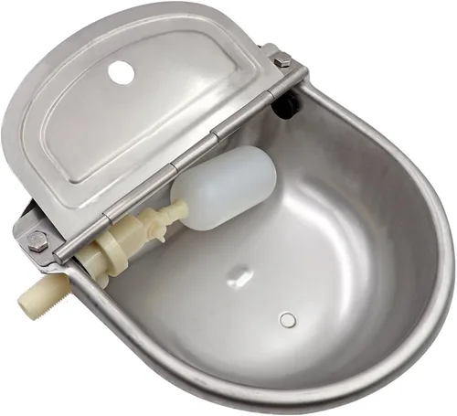 Vista 3 de Comedero de agua para ganado Cuenco automático de acero inoxidable
