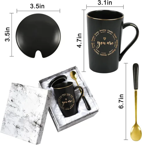 Vista 5 de Maustic Regalos cristianos para mujeres, taza de café inspiradora, regalos religiosos, regalo inspirador de cumpleaños espiritual para amigos