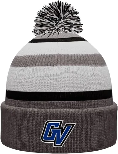 Vista 49 de NCAA Prime - Gorro de punto de invierno con pompón plegable