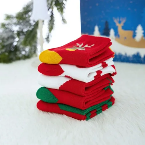 Vista 3 de 5 pares de calcetines de algodón de superhéroes para niños y niñas de 3-56-8 años
