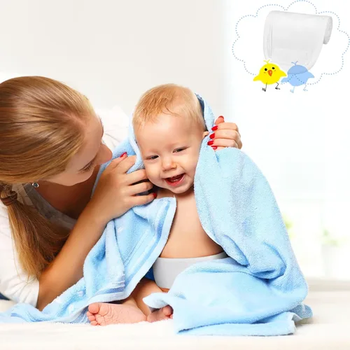 Vista 6 de 8 piezas de algodón con cordón umbilical para bebé, suave protector de vientre para bebé, banda para ombligo recién nacido, cinturón de ombligo