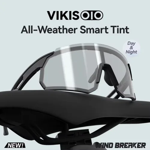 Vista 9 de Lentes de ciclismo fotocromáticos, UV400 TR90, marco para equitación, correr, béisbol, pesca, conducción para hombres y mujeres
